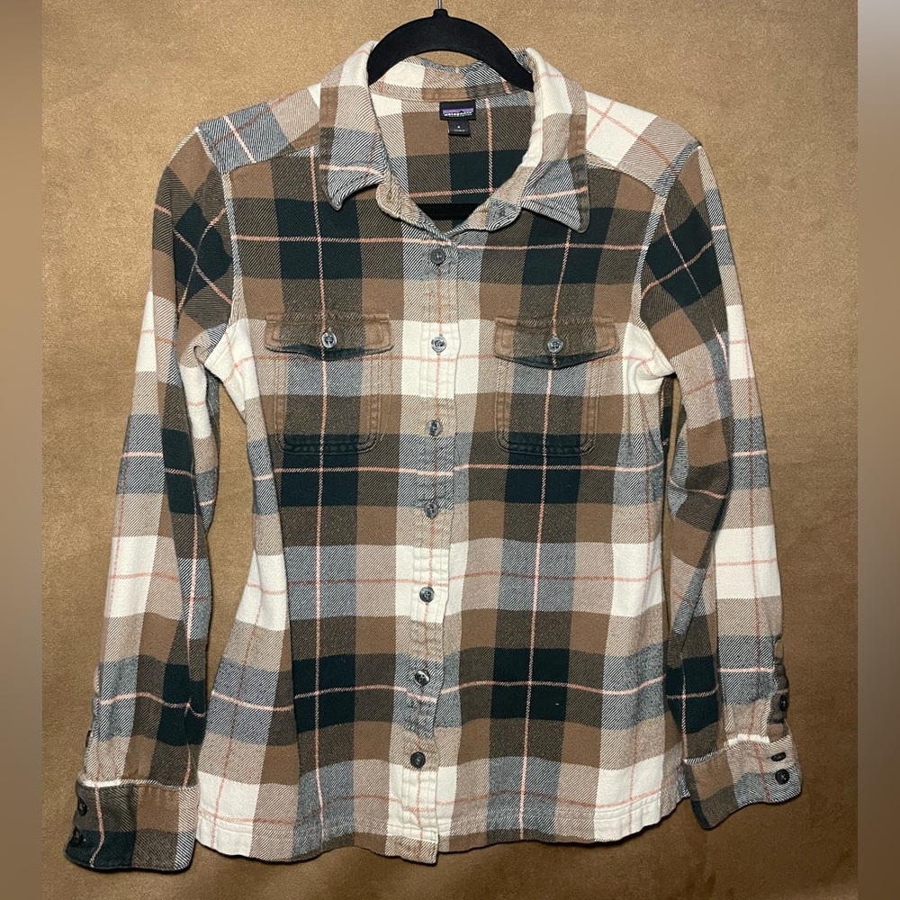 Patagonia Fiord Flannel Shirt - Medium Weight - SZ 4 - 100% organic Cotton